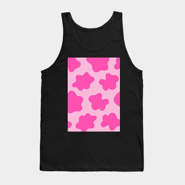 Pink Cow Tank Top by ChimaineMary